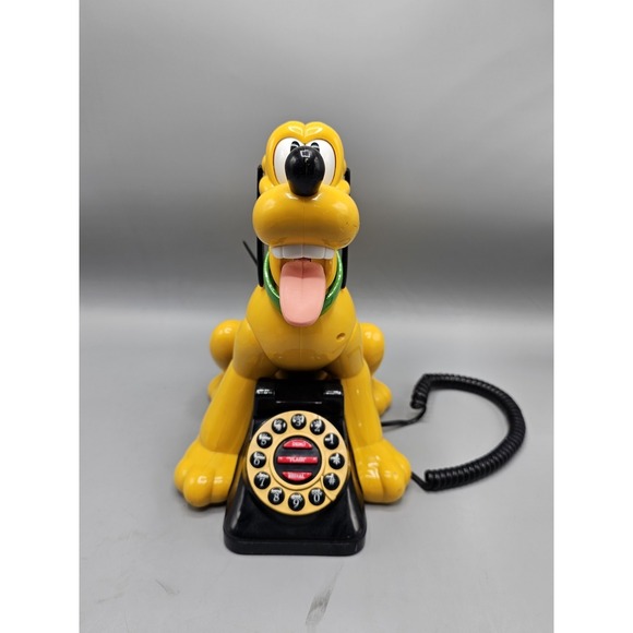 Vintage Pluto Disney Phone Animated Talking Telephone Untested Parts - Picture 1 of 10
